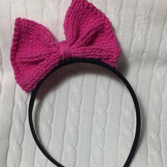 Accessories Knitted Bow Headband Poshmark